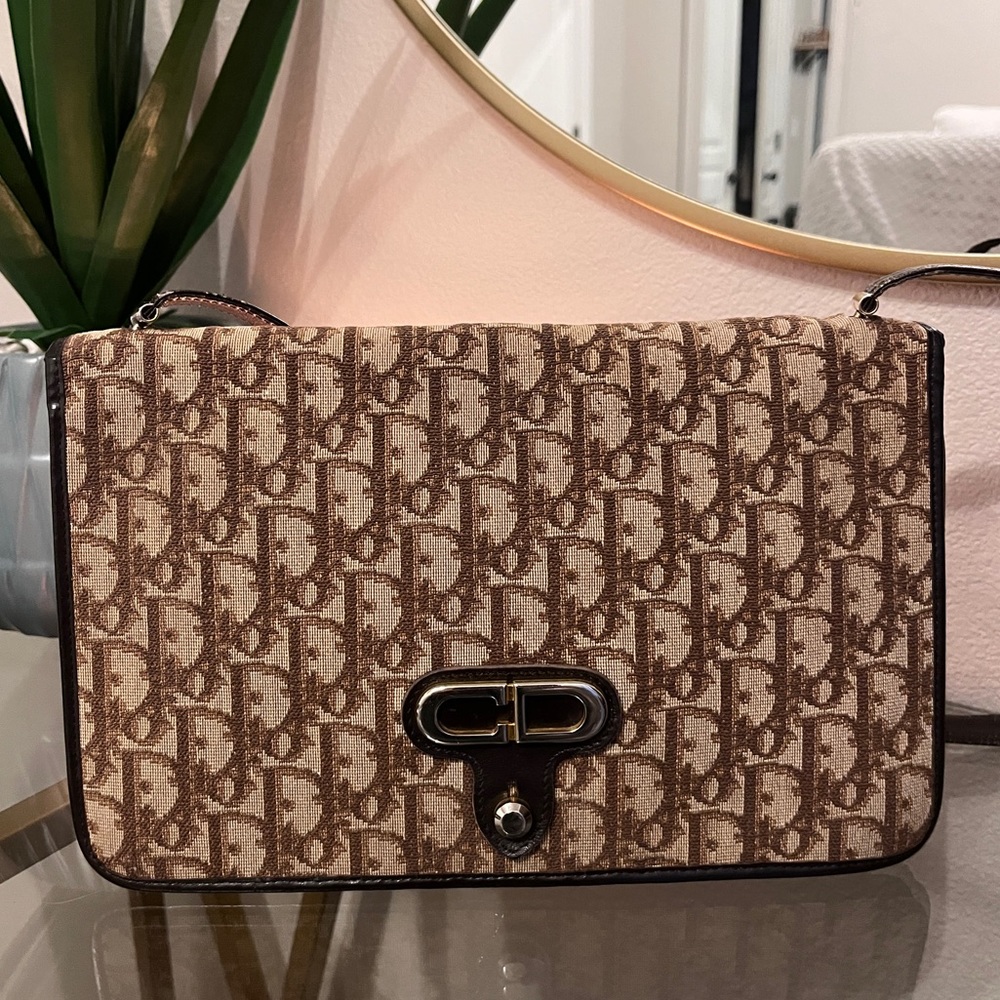 Christian Dior Vintage Monogram Shoulder Bag